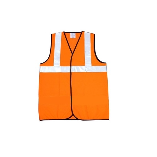 Heapro White Tape Safety Jacket, NOM 006